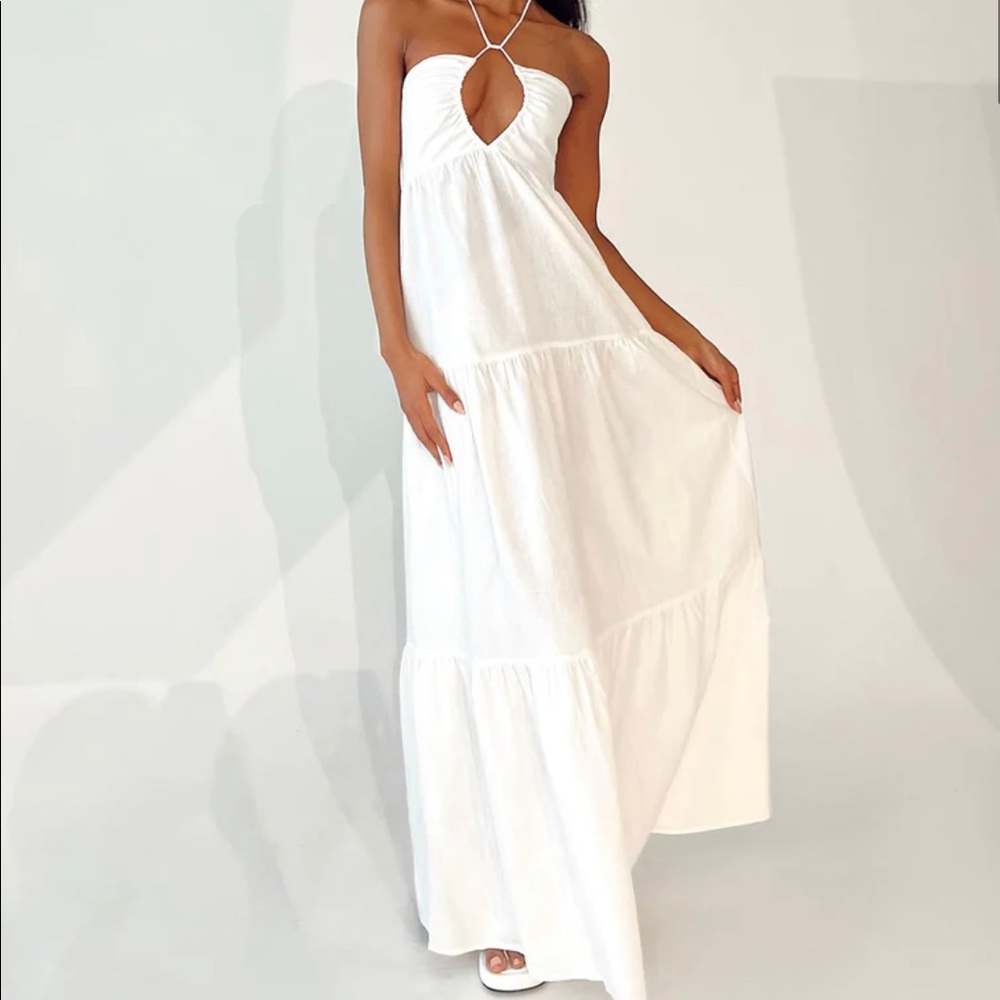 Lincoln Maxi Dress in White